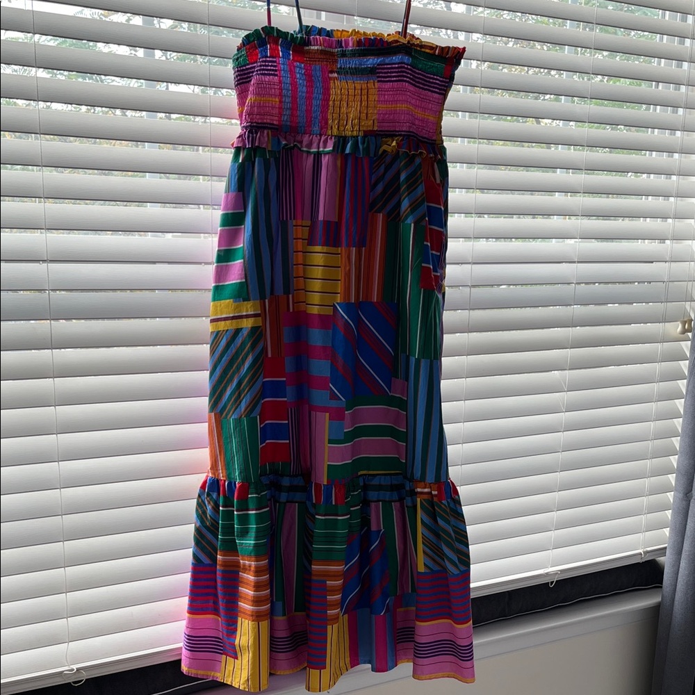 AUREUM Multicolor Patchwork Dress - Picture 4 of 8